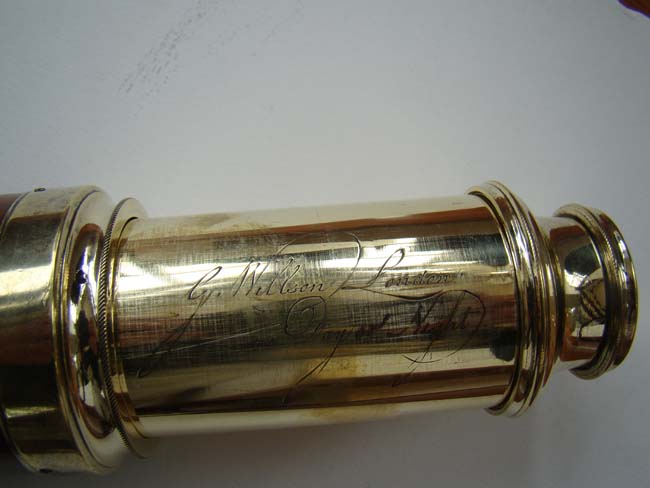 A superb Antique single-draw telescope by George Wilson on London circa 1810-1830 — image 2